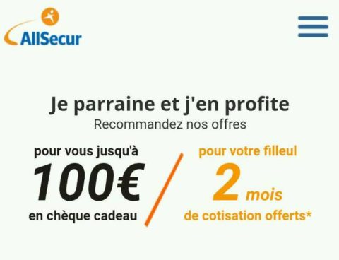 Bon plan assurance AllSecur : 100€ de bons d'achat